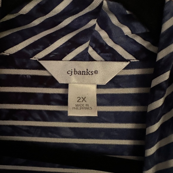 🍉cj banks cardigan 3/4 length sleeves 2X 71% rayon 26% polyester 3% spandex - Picture 3 of 7